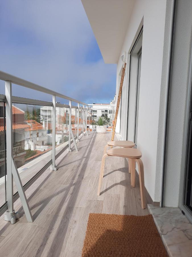 Sitius 5B - New Seaview Apartment With Rooftop Terrace In Historical Centre Sitio Da Nazaré Kültér fotó